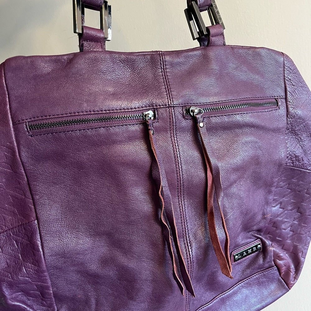 L.A.M.B. Large Purple Handbag